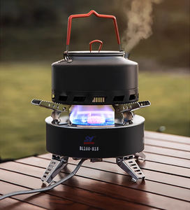 Index 18000 W multifuncional mini fogão a gás para churrasco ao ar livre portátil butano 7 queimadores fogão fogão a gás acampamento - Product Image 6