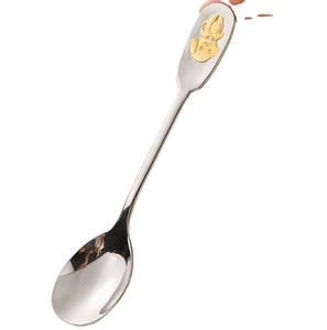 DFC0801 Cuchara de Acero Inoxidable 316 con Diseño del Zodiaco Chino, Cuchara Específica para Bebés y Niños, Cuchara Pequeña de Alta Gama para el Hogar - Product Image 1