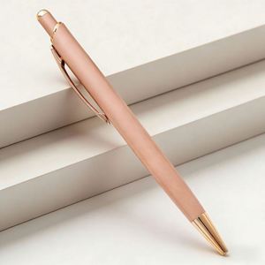 Rose <b>Gold</b> Luxury Metal Ballpoint <b>Pens</b> Wholesale Promotional Business Slim Signature Custom <b>Pen</b> for Corporate Advertising - Product Image 3