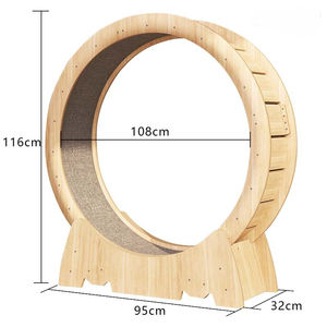 Rueda de Ejercicio Silenciosa para Gatos, Rueda de Correr, Estructura para Trepar con Tablero de Fibra de Alta Resistencia, Juguete para Gatos, Accesorios para Gatos - Product Image 6