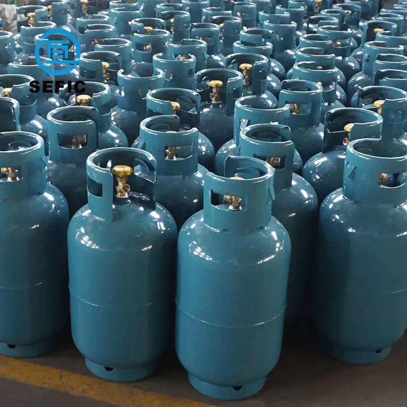 SEFIC lpg gas cylinder prices 3KG 6KG 9kg/12kg/12.5kg/15kg cooking gas lpg cylinder Factory Price