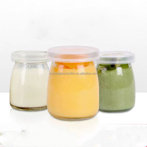 Stoples kaca kustom langsung dari pabrik dengan tutupnya sempurna untuk Yogurt dan puding-tersedia dalam 100ml, 150ml, 200ml - Product Image 4