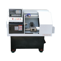 Tour CNC automatique CK0640 GSK 220V, longueur de travail 350 mm, structure horizontale à banc plat, moyenne capacité, broche simple, numérique
