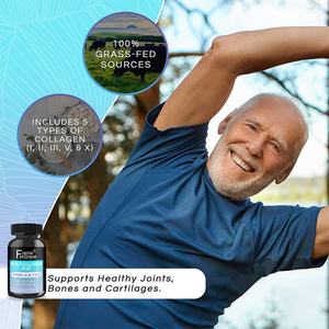 Capsules de collagène multi-complexes de haute qualité pour adultes, biotine, acide hyaluronique, vitamine C, 90 capsules, meilleures capsules de collagène - Product Image 5