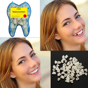 <span class=keywords><strong>Couronne</strong></span> dentaire temporaire, faux dents, matériau <span class=keywords><strong>de</strong></span> réparation, avant et arrière, offrant <span class=keywords><strong>de</strong></span> l'aide à la réparation des dents manquantes ou cassées - Product Image 5