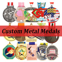 Médaille de sport personnalisée en Chine, gravure moderne polie, logo 2D/3D double face, impression de médaillon pour souvenir