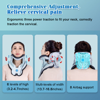 Get Wholesale Quote Medical Inflatable Neck Brace Cervical Support Air Traction Device with Pump for Physical Therapy