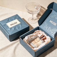 Coffret Cadeau de Parfum de Luxe avec Embossage, Lamination Mate, Doublure en Mousse, Emballage en Carton Recyclable, Taille Personnalisable pour Articles Essentiels