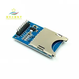 Taidacent 5V/3.3V SPI Interface SD Socket Card Module Reading and Writing Module Slot Socket Reader ARM MCU