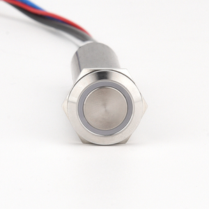 IP68 không thấm nước 15A/20A 19mm 22mm kim loại LED push button kép đầu ra chuyển Dash Board - Product Image 4