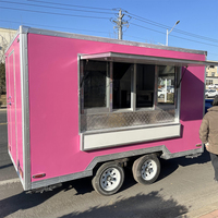 Chariot de nourriture mobile TUNE Mini avec roues Camion de crème glacée Kiosque alimentaire à vendre