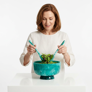 Resin Carved Salad Serving Bowl Party Use <b>Food</b> Grade Eco-Friendly Customized Color & Shape Made in Uttar Pradesh - Product Image 1
