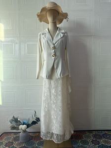 Abito lungo elegante e morbido a maniche lunghe, modello 2026, <span class=keywords><strong>pronto</strong></span> per la <span class=keywords><strong>moda</strong></span>, vestito a tutta lunghezza - Product Image 4