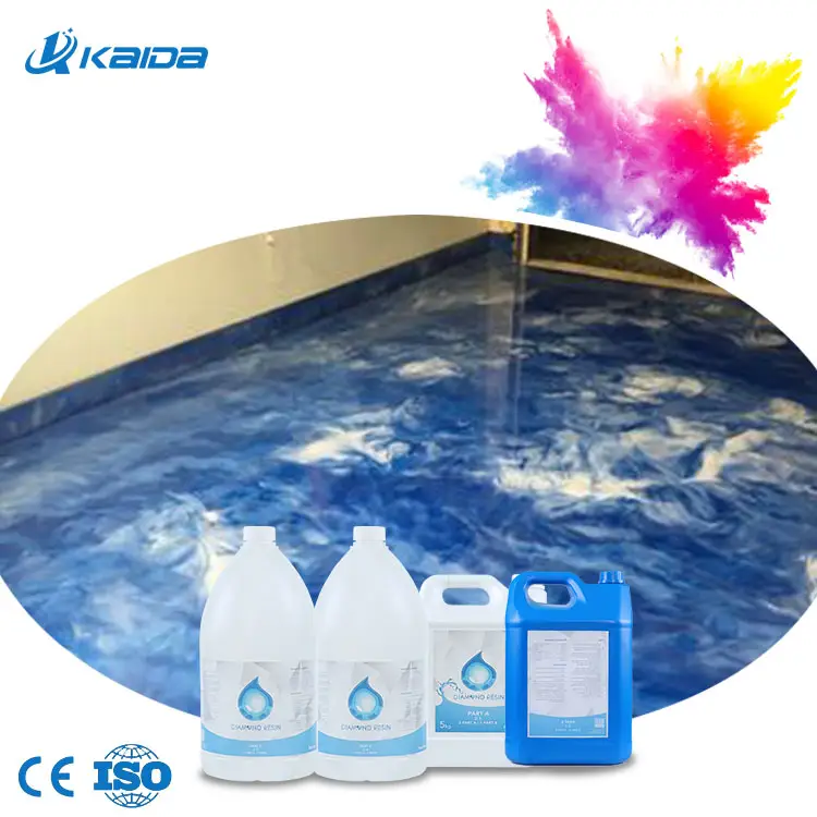 10x Duurzaamheid 5 Gallon Betonverf 5 Gallon Epoxy Vloercoating 5 Gallon Epoxy Vloerverf Vloer Epoxi