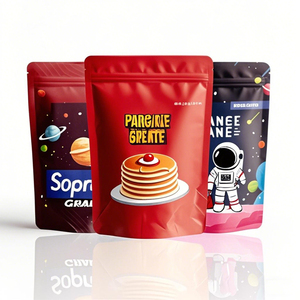 Có thể tái chế đứng lên túi doypack với cửa sổ tùy chỉnh in Zip gói thực phẩm Bao bì túi cho đông lạnh trái cây khô - Product Image 2