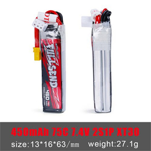แบตเตอรี่ LiPo รุ่นใหม่ปี 2023 IFlight Fullsend 2S 7.4V 75C 450mAh พร้อมหัวต่อ XT30 สำหรับมอเตอร์ FPV - Product Image 4