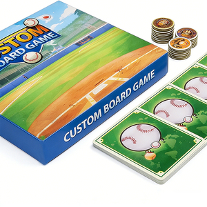 รับพิมพ์เกมกระดานกระดาษแบบกำหนดเอง โรงงาน OEM รับพิมพ์โลโก้ ชุดเกมการศึกษาสำหรับเด็ก ออกแบบได้ตามต้องการ บรรจุภัณฑ์พกพาสะดวก - Product Image 6