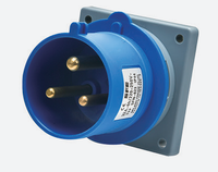 SFE SFN-613 IP44 16A Nylon 220-240V prise dissimulée électrique haute qualité 6H 2P + E 3pin prise industrielle monophasée