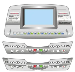 Clavier à membrane en plastique imprimé sur mesure, équipement sportif de haute qualité, prix de gros Chine - Product Image 1