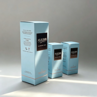 Boîte d'emballage pour produits cosmétiques, petite boîte en carton, logo personnalisé, boîte en papier pour soins de la peau, vente en gros, emballage cosmétique blanc, carton ivoire