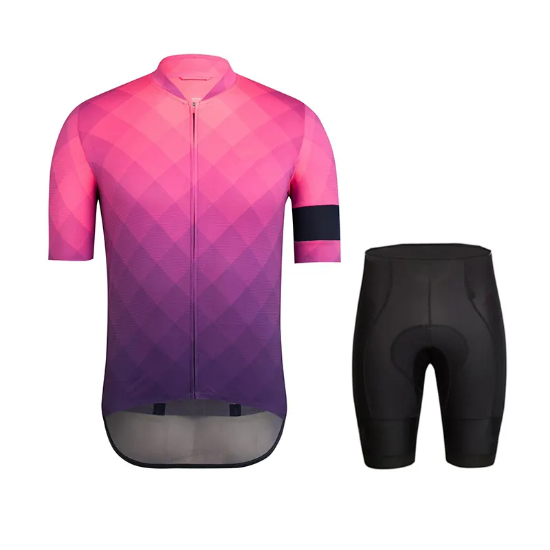 New Design men Summer Cycling Set 100% Polyester Mtb Bike Shirt Breathable Bicycle Clothes Cycling Clothing Cycling Jersey Set