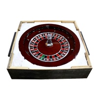 Roue de roulette professionnelle de 32 pouces pour casino, avec balle de roulette offerte