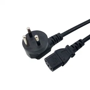 Thailand 3-pin Tail Power Plug Cable 3-core Pure Copper 0.75mm2 C13 AC Power Cord Extension Cable For Laptop Computer
