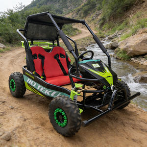 Karting tout-terrain pour parents et enfants, utilisable en montagne, en extérieur, sur la plage, <span class=keywords><strong>quad</strong></span> <span class=keywords><strong>électrique</strong></span> <span class=keywords><strong>800W</strong></span> 40km/h - Product Image 2