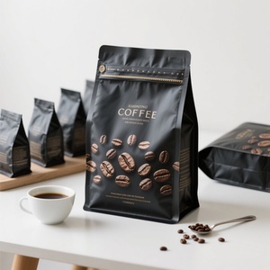 Sacs de café de 1 kg avec valve de dégazage, en matériau recyclé, vente en gros, écologiques, MOQ 500, logo personnalisé - Product Image 2