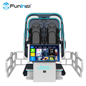 Parc d'attractions 9d Chaise Robot Vr Semilateur <span class=keywords><strong>360</strong></span> 720Flying Fli Terminator 2 Places Player Degre Vr Stand Adventure Rotation - Product Image 1