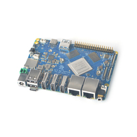 NanoPC-T6 LTS Mini Smart IoT Gateway Router WiFi Kantor & Rumah 6Tops NPU CPU 2X PCle Port Ethernet 2.5G Papan Pengembangan AI Edge