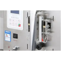Machine de remplissage automatique quantitative pour ketchup, crème au miel, beurre de cacahuète, avec grande trémie, pneumatique verticale, pour sachets et pochettes