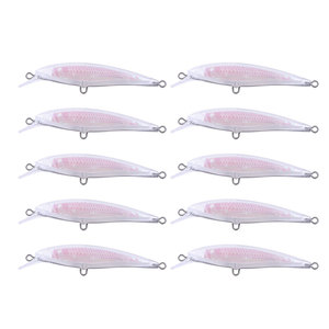 Prezzo di fabbrica di alta qualità 9CM artificiale basso bianco pesciolino <span class=keywords><strong>pesca</strong></span> del corpo esche dure <span class=keywords><strong>pesca</strong></span> richiamo non verniciato - Product Image 1
