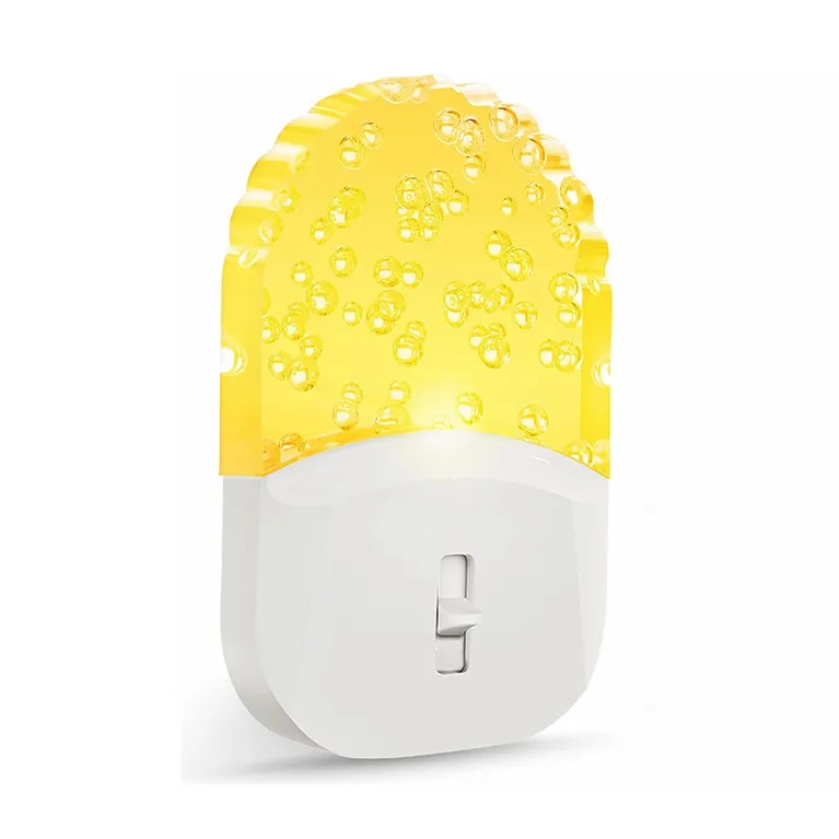 Lohas Acrylic Bubble light sensor Night Lights with plug-in wall amber yellow warm white no blue lighting for kids wholesale