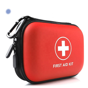 Manufacturer First Aid Emergency Medical First Aid Kit Red for Travel Vehicle Outdoor Camping Aid Kit