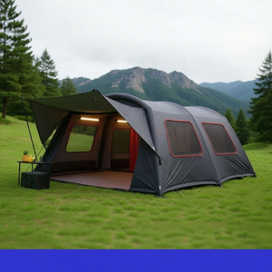 Carpa Túnel Inflable YYD YTB-F11 de Doble Capa, Impermeable, para <span class=keywords><strong>4</strong></span>-6 Personas, 18 m² de Espacio, <span class=keywords><strong>4</strong></span> Estaciones, Instalación Instantánea, Tipo Estrella - Product Image 3