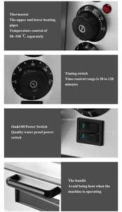 Grande capacità commerciale elettrico <span class=keywords><strong>Pizza</strong></span> forno singolo strato di cottura per la torta di pane e <span class=keywords><strong>Pizza</strong></span> un vassoio forno per attrezzature da forno - Product Image 5