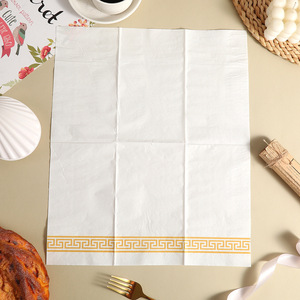 Printed Paper Napkins 330mmx400mm Premium Dust Free For Wedding Hotels Restaurants - Product Image 3