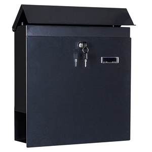 Boîte <span class=keywords><strong>aux</strong></span> <span class=keywords><strong>lettres</strong></span> murale en acier galvanisé avec revêtement en poudre, porte-journaux - Product Image 1
