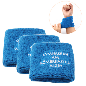 Custom Logo Embroidered Sport <b>Wrist</b> Sweatband Cotton Absorbent Elastic Wristband for Men Women Tennis Gym - Product Image 5