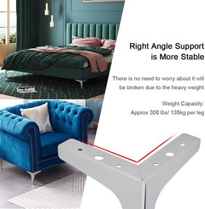 Cho Topcent Hiện Đại Công Nghiệp Kim Loại Đồ Nội Thất Chân Nhà Hàng Bảng Cơ Sở Văn Phòng Băng Ghế Dự Bị Ăn Uống Bàn Cà Phê Cho Nhà Hoặc Văn Phòng - Product Image 5