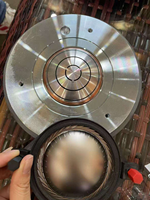 Tweeter de compression professionnel N850 HF avec bobine vocale en titane de 3 pouces, sortie de 2 pouces, haut-parleur métallique étanche