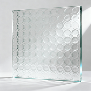 Kính hoa văn kiến trúc bền chắc tùy chỉnh, thiết kế hình học/đá quý dành cho cửa sổ phòng tắm, vách tắm, bề mặt đồ nội thất - Product Image 1