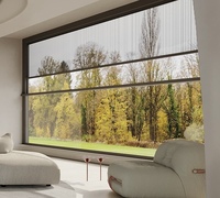 Porte coupe-feu moderne de style rural simple avec fenêtre, adaptée aux appartements, écoles et divers bâtiments