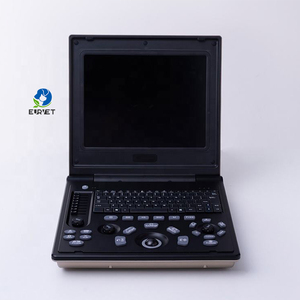 Appareil <span class=keywords><strong>d</strong></span>'<span class=keywords><strong>échographie</strong></span> vétérinaire EUR VET noir et blanc avec écran HD, batterie longue durée et double sonde pour l'examen de divers animaux - Product Image 2