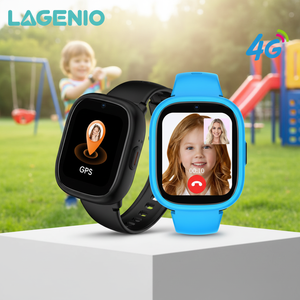 นาฬิกาสมาร์ทวอทช์เด็ก LAGENIO รุ่นขายดี รองรับซิมการ์ด หน้าจอสัมผัส TFT ระบบติดตาม GPS+LBS+WIFI <span class=keywords><strong>พ</strong></span>ร้อมปุ่ม SOS นาฬิกาดิจิตอลสมาร์ทวอทช์ 4G สำหรับเด็ก - Product Image 1