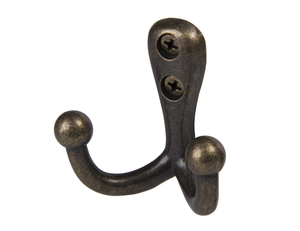 Antique Bronze Kẽm Hợp Kim Tủ Quần Áo Treo Móc Quần Áo Tổ Chức Phía Sau Cửa Móc Áo Cho Áo Khoác Cổ Điển Kim Loại Móc Đôi - Product Image 4