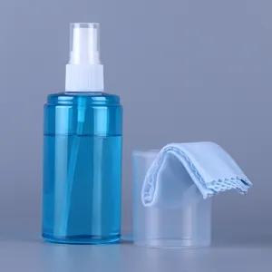 Produsen kustom botol parfum semprot pompa plastik kosong mewah daur ulang untuk kosmetik