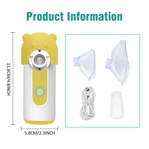 Fitconn kasa Nebulizer kualitas tinggi digunakan untuk perawatan pernapasan dilengkapi baterai bawaan - Product Image 2