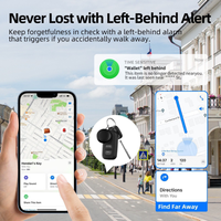 Nouveau traceur de positionnement AirTag compatible Apple Find My Device pour animaux de compagnie, bagages, personnes âgées, enfants et clés